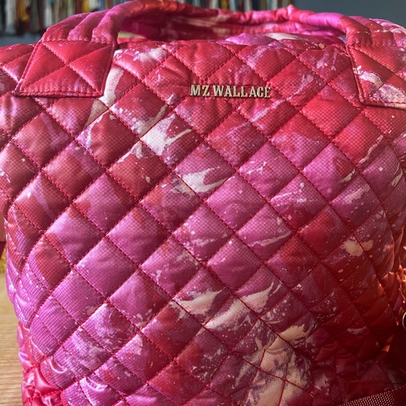 MZ Wallace Bags Nwot Mz Wallace Metro Tote Deluxe Acid Wash Pinkred